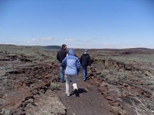 Hidden Gems in South Central Idaho 5 Walking over lava in central Idaho. photos by Amanda J. Freerksen