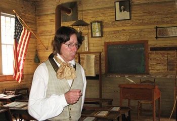 Montgomery, Alabama: The South's Capital City 10 The Schoolteacher in Old Alabama Town will tell you all about how he conducts his classes.