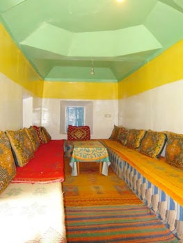 Morocco's Bougmez Valley: An Unspoiled Shangri-La 7 Sitting room in Gite Abachkou Bougmez Valley Morocco