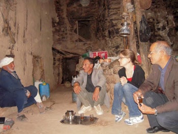 Morocco's Bougmez Valley: An Unspoiled Shangri-La 4 Having tea in the shrine to Sidi Moussa
