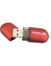 Traveler ER Flash Drive stores Your medical information.