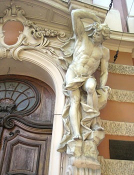 Architecture in Lviv, Ukraine.