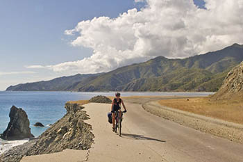 Bicycling Cuba: Bluebird Skies & Welcoming Homes 6 The coastal road to La Mula, Cuba