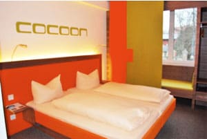 Bavarian Alps: Charming Christmas Markets 8 A room at the Hotel Cacoon in Munich, Germany