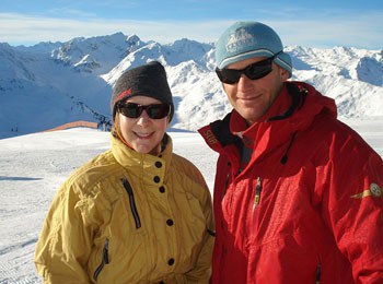 Holiday Getaways: Innsbruck in Austria and Switzerland 8 Donna and Sebastian at the Top of Axamer-Lizum