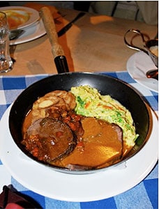 Bavarian Alps: Charming Christmas Markets 3 The house special at Hacker-Pschorr Brauhaus. Bavarian Alps