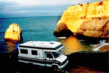 RV around the world: The Rich's RV in Algarve, Portugal - photos by David Rich.
