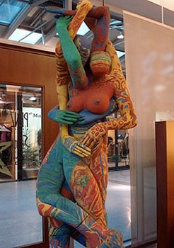 Holiday Getaways: Innsbruck in Austria and Switzerland 9 A sexy statue at the Penz Hotel