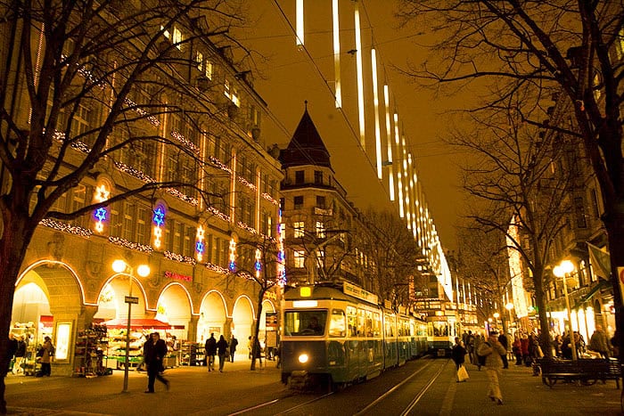 Holiday Getaways: Innsbruck in Austria and Switzerland 10 The famous Bahnhofstrasse Decorated for the Holidays. Photo by Sony Stark.