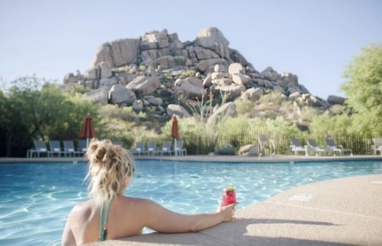 One of the pools at the Boulders resort in Scottsdale.