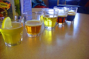Glacier Country Montana: Real Dining, Real Skiing 2 Beer Tasting in Glacier country. photos by Jackie Stevenson.