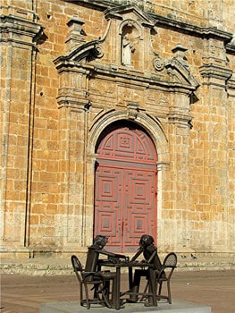 Colombia: Cartagena's Carousel of Carousing 5 A game of chess in Cartagena, Colombia