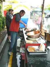 Nelson New Zealand: A Crafty, Artsy Community 10 Peanut vendor at the Nelson Market. photo Max Hartshorne