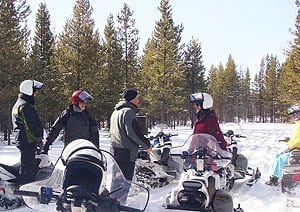 Glacier Country Montana: Real Dining, Real Skiing 5 Snowmobiling on the Lewis and Clark Trail