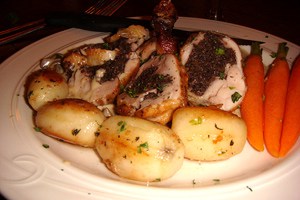 Glacier Country Montana: Real Dining, Real Skiing 3 Stuffed chicken breast. Yummy!