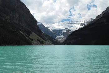 Glaciers above Lake Louise - Banff