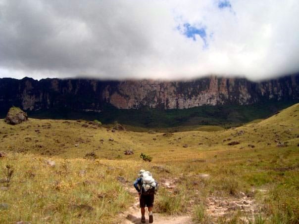 Roger, our guide, trekking towards Roraima. Photo by David Joshua Jennings.