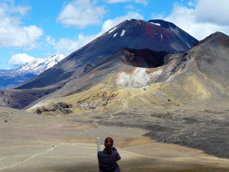 Mt. Ngauruhoe, aka Mt. Doom from Lord of the Rings, on the Tongariro Alpine Crossing. Photo by David Rich.