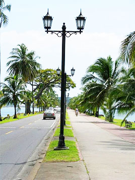 Panama City, Panama: Top 5 Things to Do 2 Amador Causeway with its palm-lined biking/walking path in Panama City, Panama. Jeanine Barone photos.