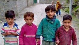 Boys in Hunza Valley, Pakistan.