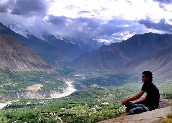 Overlooking Hunza Valley