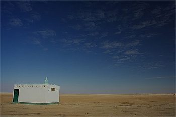 Tiny mosque in Sliwa Egypt.