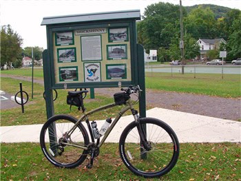 The Norwottuck Rail Trail between Northampton and Amherst, MA. This is Hadley, right in the middle.