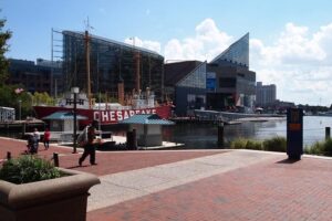 Baltimore's Inner Harbor. Max Hartshorne photo.