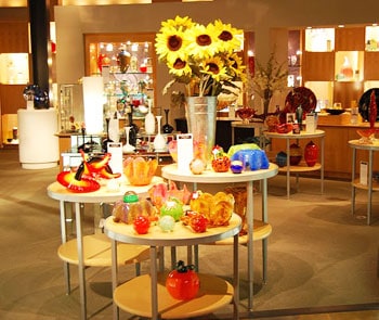 The International GlassMarket inside the Museum. This is just a fraction of the sprawling display.
