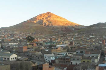 Bolivia's Cerro Rico Mine: Entering the Inferno 2 The Cerro Rico (Rich Hill) above Potosi, Bolivia