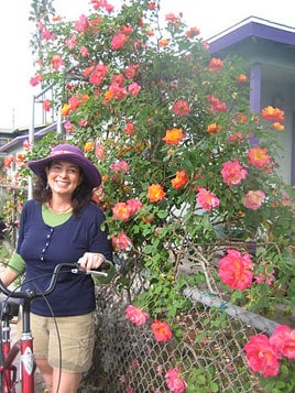 It's All Coming Up Roses: Bike riding in Venice Beach is the way to get around with ease.