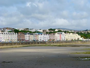 The seaside of Douglas, Isle of Man.