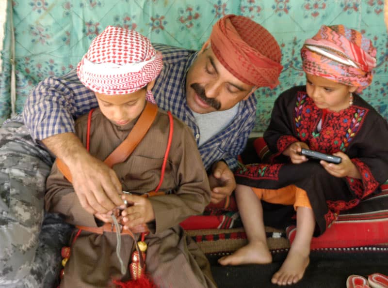 Jordan: More Lessons From the Other Holy Land 1 Kids with their dad. Photos by Janis Turk.