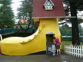 New Hampshire's White Mountains: Family Fun at 6,288 Feet 6 The old woman who lives in a shoe...at Storyland New Hampshire.