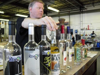 Top Ten Places for a Date in Milwaukee, Wisconsin 10 The owner of the Great Lakes Distillery give details about each liquor produced there on one of the distillery tours.