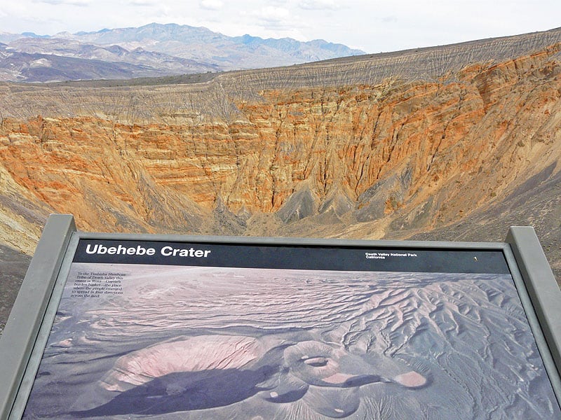 Death Valley California: The Innards of the Earth 5 Ubehebe Crater in Death Valley, California