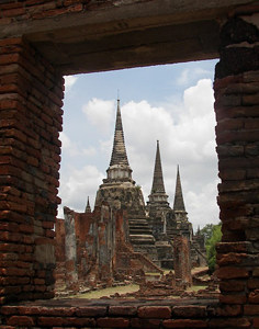 The ruins of Wat Phra Mahathat