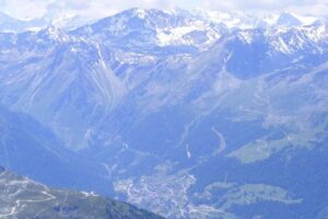 Bella Tolla view of Grimentz