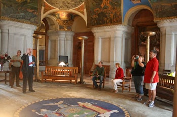 Albany, New York: the City and the Waterways 5 George Houk conducts a tour of the New York State Capitol