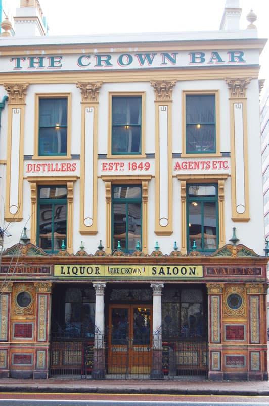 Belfast, Northern Ireland: From Blast to Bloom 4 The famous Crown Bar in Belfast
