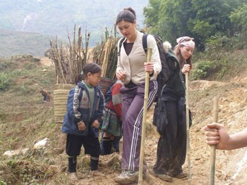 Lost Girls Jen and Holly on the Sapa Trail in Vietnam