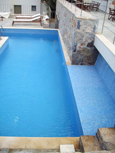 The pool at the Mourtzanakis Residence.