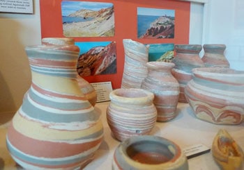 Aquinnah pottery at the Mv Museum in Edgartown on Martha's Vineyard