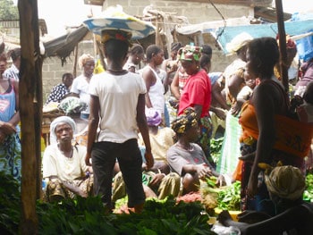 Returning to Sierra Leone: Elemental Africa 1 Market in Sierra Leone. photos by Marina Goldman.