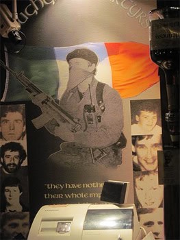 My Beloved Ireland: A Magical Place 6 This poster hangs behind the bar at The Emerald Bar in Bondoran, Northern Ireland.