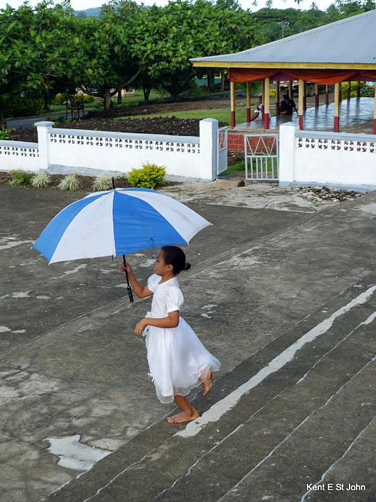 After Church in Savai'i