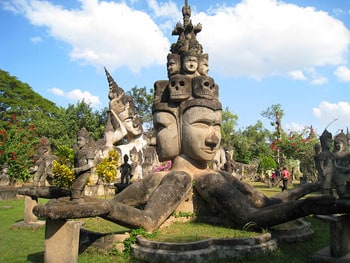 The Buddha Park in Vientiane