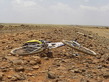 Rough roads of northern Kenya. Photo by Paul McManus.