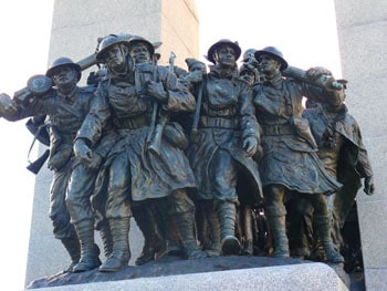 Detail from the National War Memorial in Ottawa
