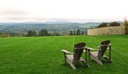 A glimpse of the acres of green surrounding The Wildflower Inn